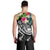 Polynesian Samoa Men's Tank Top - Summer Plumeria (Black) - Polynesian Pride