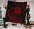 Hawaii Turtle Premium Quilt - Red - Frida Style - Polynesian Pride