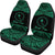 Chuuk Polynesian Custom Personalised Car Seat Covers - Pride Green Version - Polynesian Pride