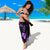 Hawaii Hibiscus Map Polynesian Ancient Violet Turtle Sarong - Polynesian Pride