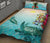 Polynesian Hawaii Quilt Bed Sets - View sea Hawaii with Turtle and Whale - Polynesian Pride