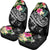 Polynesian Hawaii Car Seat Covers - Summer Plumeria (Black) - Polynesian Pride