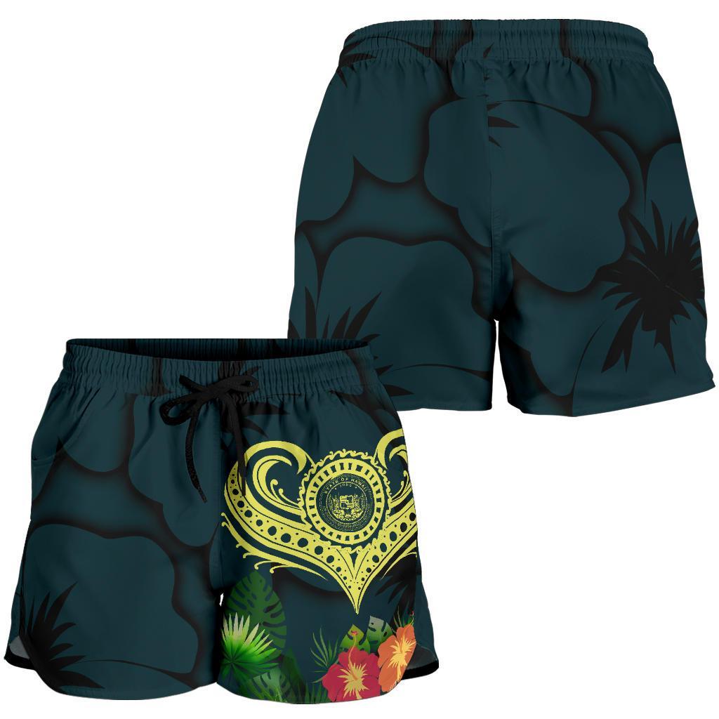 Polynesian Hawaii Women's Short - Heart with - Polynesian Pride