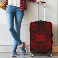 Samoa Polynesian Luggage Covers - Samoa Red Seal Red - Polynesian Pride