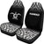 Hawaii Car Seat Covers - Polynesian Turtle Tattoo Fog Black - Polynesian Pride