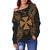 Wallis And Futuna Polynesian Shoulder Sweater Map Gold - Polynesian Pride