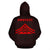 Hawaii Mauna Kea Polynesian Zip up Hoodie Red - Polynesian Pride