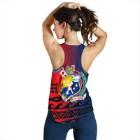 Tokouso Women's Racerback Tank - Polynesian Pattern - Polynesian Pride