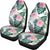 Hawaii Hibiscus Pattern Car Seat Covers 03 Universal Fit White - Polynesian Pride