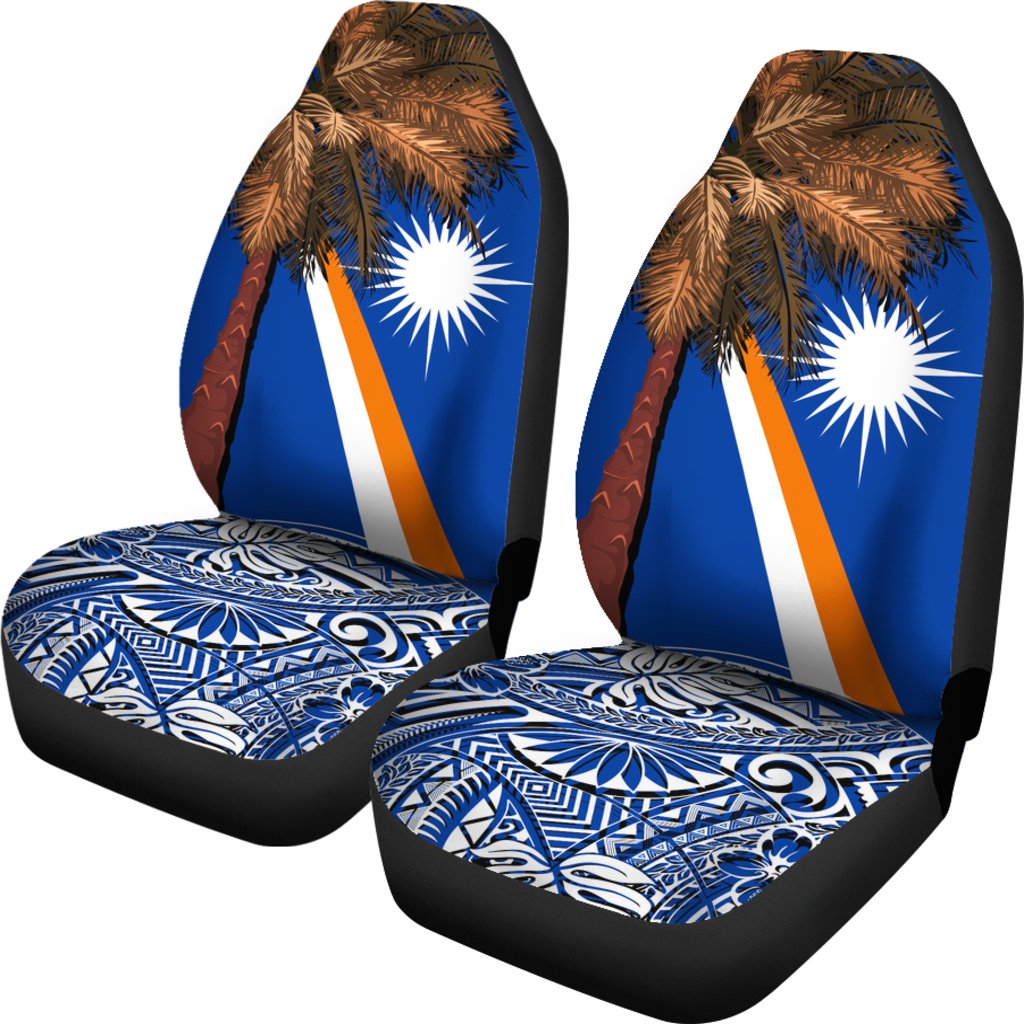 Marshall Islands Polynesian Car Seat Covers - Palm Tree - Polynesian Pride