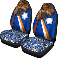 Marshall Islands Polynesian Car Seat Covers - Palm Tree - Polynesian Pride