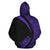 Polynesian Turtle Map of Hawaii Zip Hoodie Purple Circle Style - Polynesian Pride