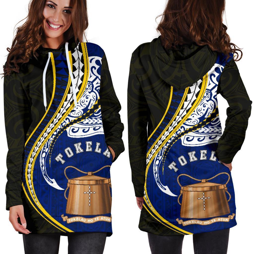 Tokelau Hoodie Dress Kanaloa Tatau Gen TK - Polynesian Pride