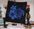 Hawaii Turtle Hibiscus Premium Quilt Blue - Polynesian Pride