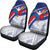 Philippines Car Seat Covers - Polynesian Pattern With Flag - Polynesian Pride