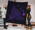 Rays Hawaii Map Polynesian Premium Quilt - Purple - Polynesian Pride