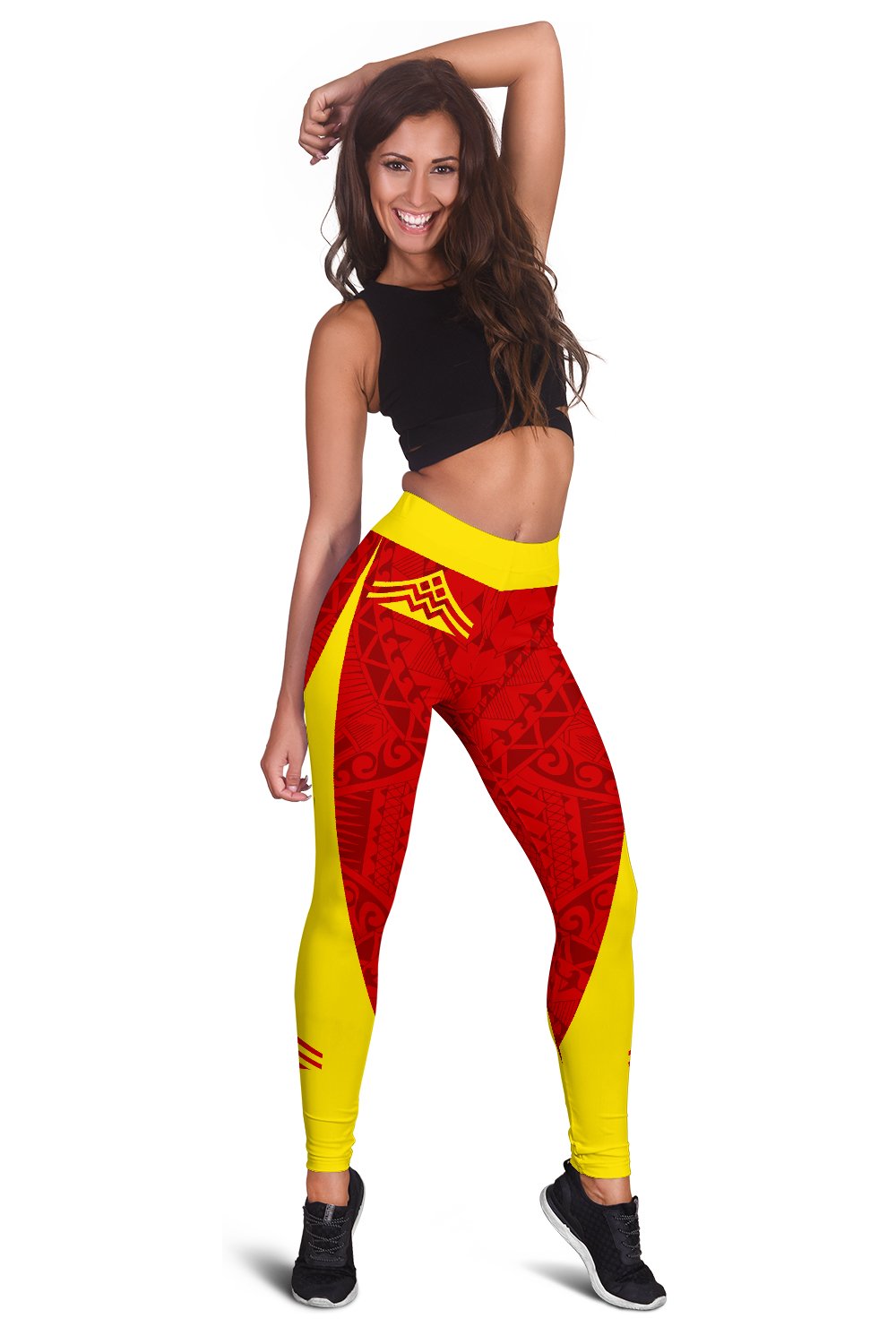 Hawaiian Mauna Kea Polynesian Leggings - Brian Style - Polynesian Pride