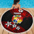 Mate Ma'a Tonga Rugby Beach Blanket Polynesian Unique Vibes - Red - Polynesian Pride