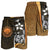 Federated States of Micronesia Men's Shorts Gold - Turtle With Hook - Polynesian Pride