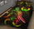 Pohnpei Polynesian Quilt Bed Set - Turtle With Blooming Hibiscus Reggae - Polynesian Pride