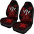 Kosrae Car Seat Covers - Red Turtle - Polynesian Pride