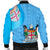 Fiji Polynesian Men's Bomber Jacket - Fiji Flag - Polynesian Pride