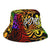 Papua New Guinea Bucket Hat - Rainbow Polynesian Pattern - Polynesian Pride