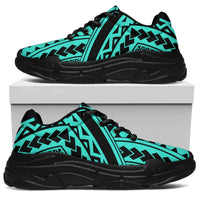 Polynesian Tradition Turquoise Chunky Sneakers - Polynesian Pride