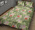 Hawaii Quilt Bed Set Tropical Hibiscus Plumeria Green AH - Polynesian Pride