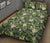 Hawaii Quilt Bed Set Summer Plumerias Flowers Palm Tree Monstera Leaves. AH - Polynesian Pride