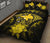 Papua New Guinea Polynesian Quilt Bed Set Hibiscus Yellow - Polynesian Pride