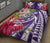 Hawaii Polynesian Turtle Tropical Hibiscus Plumeria Quilt Bet Set - Purple - Polynesian Pride