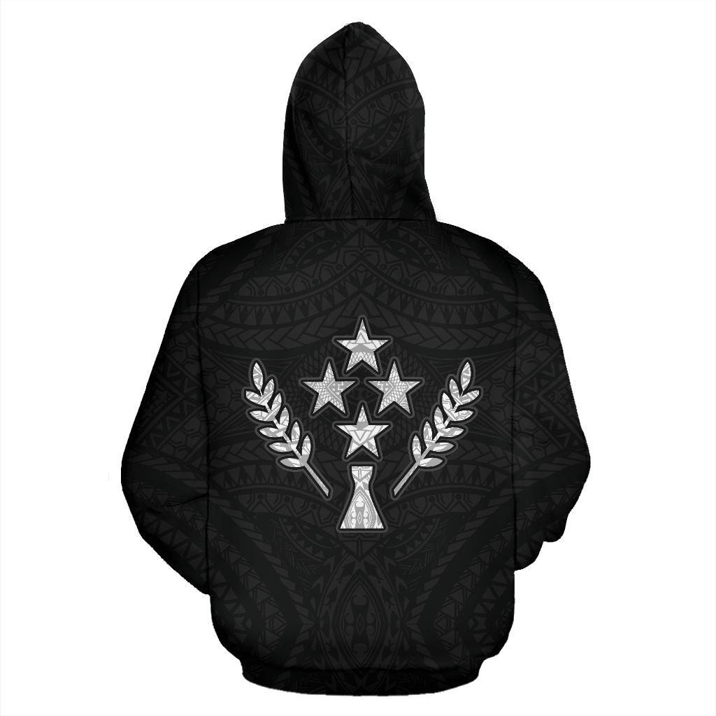 Kosrae Polynesian Zip up Hoodie Micronesia Kosraean Warrior - Polynesian Pride