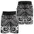 American Samoa Men's Shorts - White Shark Polynesian Tattoo - Polynesian Pride