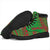 Vanuatu Leather Boots - Polynesian Flag Chief Version - Polynesian Pride