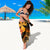 Wallis and Futuna Polynesian Sarong - Gold Plumeria - Polynesian Pride