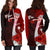 Chuuk Micronesia Custom Personalised Hoodie Dress - Coat Of Arm With Hibiscus - Polynesian Pride