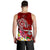 Tahiti Men's Tank Top - Turtle Plumeria (Red) - Polynesian Pride