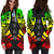 Guam Hoodie Dress - Polynesian Tattoo Reggae - Polynesian Pride