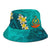 Vanuatu Polynesian Bucket Hat - Manta Ray Ocean - Polynesian Pride