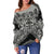 Polynesian Women's Off Shoulder Sweater 27 - Polynesian Pride