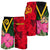 Vanuatu Men's Shorts - Vanuatu Flag with Hibiscus - Polynesian Pride