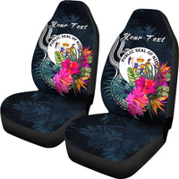 Niue Polynesian Custom Personalised Car Seat Covers - Tropical Flower - Polynesian Pride