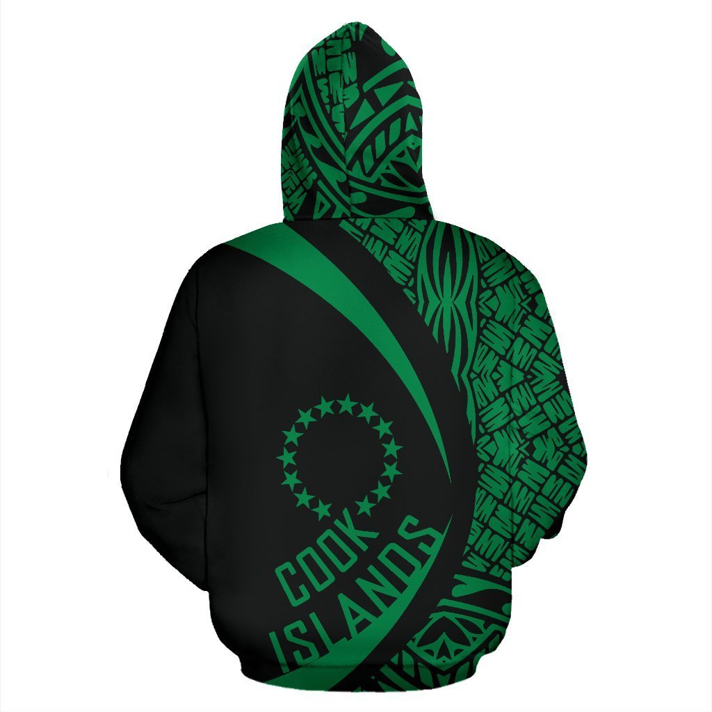 Cook Islands Polynesian Zip up Hoodie Circle Style 03 - Polynesian Pride