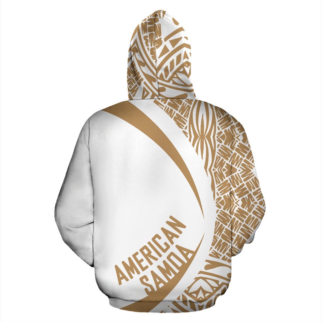 American Samoa Turtle Polynesian Hoodie Circle Style 05 - Polynesian Pride