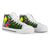 Palau High Top Shoes - Turtle Plumeria Banana Leaf - Polynesian Pride