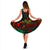 Vanuatu Polynesian Midi Dress - Turtle Hibiscus Reggae - Polynesian Pride