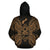 Guam Polynesian ll Over Hoodie Map Gold - Polynesian Pride