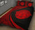 Hawaii Polynesian Pele Mauna Kea Quilt Bed Set Circle Style Red - Polynesian Pride