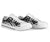 Cook Islands Low Top Canvas Shoes - White Tentacle Turtle - Polynesian Pride